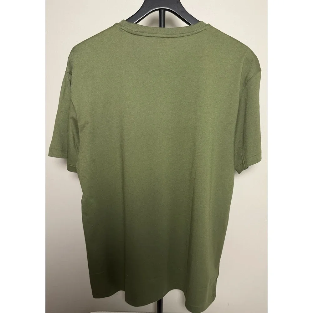 Polo Ralph Lauren Men's Classic Fit Green Logo Cotton Crew Neck Tee L NWOT